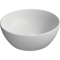 GSI PURA keramické umývadlo na dosku, priemer 32cm, biela mat 885409