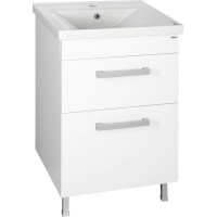 Aqualine SAVA 55 keramické umývadlo nábytkové 55x46cm, biela 2055