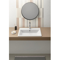 GSI KUBE X keramické umývadlo zápustné 70x46cm, biela ExtraGlaze 9437111
