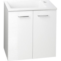 Aqualine ZUNO 50 keramické umývadlo nábytkové 50x25cm, biela 9050