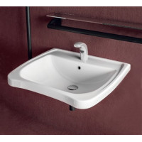 Sapho HANDICAP keramické umývadlo pre handicapované 60x55cm, biela 5160
