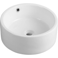 Aqualine Keramické umývadlo na dosku Ø 42 cm, biela 49414