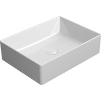 GSI KUBE X keramické umývadlo na dosku, 50x37cm, biela ExtraGlaze 942911
