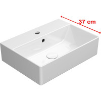 GSI KUBE X keramické umývadlo 50x37cm, brúsená spodná hrana, biela ExtraGlaze 94479111