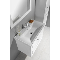 Aqualine SAVA 80 keramické umývadlo nábytkové 80x46cm, biela 2080