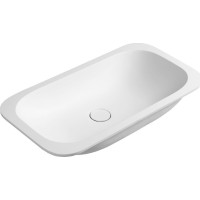 Sapho IMPALA umývadlo pod dosku, Rockstone, 58, 8x35, 5cm, biela mat IM540