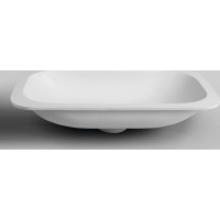 Sapho IMPALA umývadlo pod dosku, Rockstone, 67, 2x35, 5cm, biela mat IM630