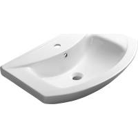 Aqualine ZERO keramické umývadlo nábytkové 65x46cm, biela 6065