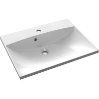 Sapho MARIA umývadlo, liaty mramor, 60x46cm, biela MA060