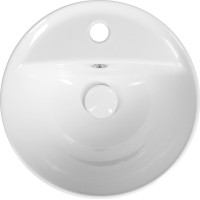 Sapho YUVA keramické umývadlo zápustné, Ø 38cm, biela TU0652