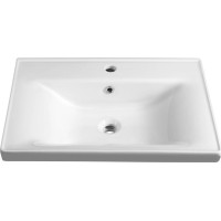 Aqualine SAVA 70 keramické umývadlo nábytkové 70x46cm, biela 2070