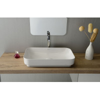 Isvea SOTT AQUA keramické umývadlo 60x38cm, biela 10SQ50060