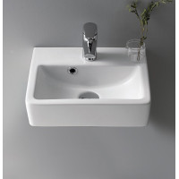 Bruckner NOAM keramické umývadlo 37, 5x28cm, biela 201.129.0