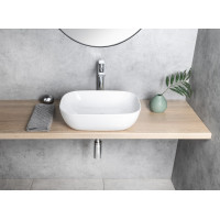 Aqualine Keramické umývadlo na dosku 46x34 cm, biela 46341