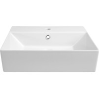 Isvea SISTEMA keramické umývadlo 50x42cm, biela 10SF50051