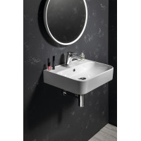 Isvea SISTEMA U keramické umývadlo 55x38cm, biela 10PL53055