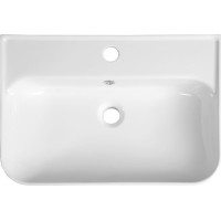 Isvea SISTEMA U keramické umývadlo 55x38cm, biela 10PL53055