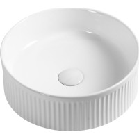 Sapho PICOBELLO keramické umývadlo na dosku Ø 37cm, biela AR484