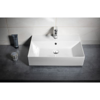 Isvea SISTEMA keramické umývadlo 60x42cm, biela 10SF50060
