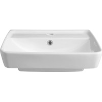 Aqualine DURU keramické umývadlo 50x40cm, biela TU0350