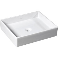 Isvea PURITY keramické umývadlo na dosku, 50x42cm, biela 10PL66050