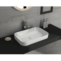 Isvea SOTT AQUA keramické umývadlo 60x38cm, biela 10SQ50060