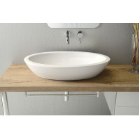 Isvea SISTEMA keramické umývadlo 75x42cm, biela 10AR65075