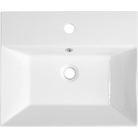Isvea SISTEMA keramické umývadlo 50x42cm, biela 10SF50051