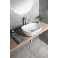 Aqualine Keramické umývadlo na dosku 46x34 cm, biela 46341