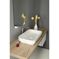 Isvea SOTT AQUA keramické umývadlo 60x38cm, biela 10SQ50060
