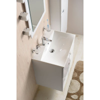 Sapho MARIA umývadlo, liaty mramor, 60x46cm, biela MA060