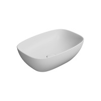 GSI NUBES keramické umývadlo na dosku 50x35cm, biela mat 978409