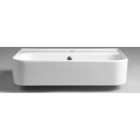 Isvea SISTEMA U keramické umývadlo 55x38cm, biela 10PL53055