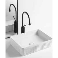 Sapho PICOBELLO keramické umývadlo na dosku 50x34cm, biela AR485