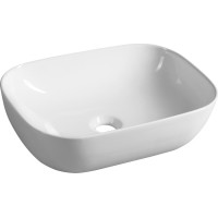 Aqualine Keramické umývadlo na dosku 46x34 cm, biela 46341
