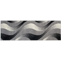Behúň TAPIS Waves - svetlo šedý