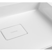 Sapho GODIVA umývadlo, liaty mramor, 68x44cm, biela GU068