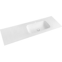 Sapho TREOS umývadlo 146, 6x51, 3 cm, rockstone, pravé, biela mat TS147-0101-R