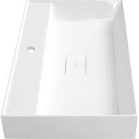 Sapho GODIVA umývadlo, liaty mramor, 68x44cm, biela GU068