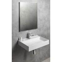 Sapho GODIVA umývadlo, liaty mramor, 68x44cm, biela GU068