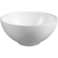 Sapho MINOR umývadlo na dosku, liaty mramor, Ø 26cm, biela MR260