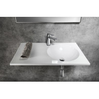 Sapho JUNO umývadlo, liaty mramor, 100x47cm, pravé, biela JU102