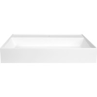 Sapho GODIVA umývadlo, liaty mramor, 68x44cm, biela GU068