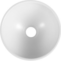 Sapho MINOR umývadlo na dosku, liaty mramor, Ø 26cm, biela MR260