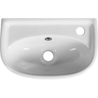 Aqualine Keramické umývadlo 40x25cm, biela 4000