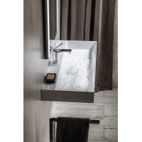 Sapho GODIVA umývadlo, liaty mramor, 96x44cm, biela GU096