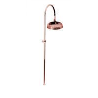 Sapho ANTEA sprchový stĺp na napojenie na batériu, hlavová sprcha, ružové zlato SET017