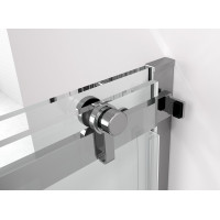 Polysan THRON LINE ROUND sprchové dvere 1500 mm, okrúhle pojazdy, číre sklo TL5015-5005