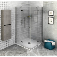Polysan FORTIS LINE štvorcový sprchovací kút 1500x1500 mm, rohový vstup FL1115LFL1115R
