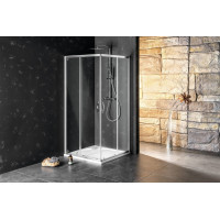 Gelco SIGMA SIMPLY štvorcový sprchovací kút 800x800 mm, rohový vstup, číre sklo GS2180GS2180